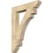 Ekena Millwork Merced Slat Rough Sawn Bracket, Douglas Fir, 6"W x 36"D x 48"H BKT06X36X48MRC06RDF - alternate 1